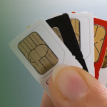 Illustrating the concept of checking SIM ownership using an ID card.