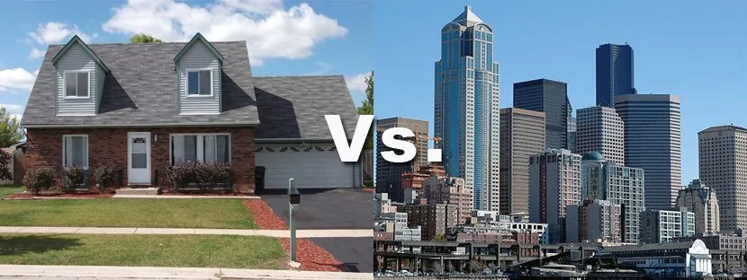 commercial vs residential properties